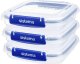 Sistema Sistema - Square Klip it Plus 3 pack 520ml 1