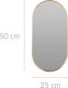 Affek Design Lustro Złote 50x25x1,5cm 5