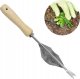 Greenmill GREENMILL CHWASTOWNIK STALOWY Z PODPORKĄ, UCHWYT DREWNIANY 1