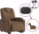 vidaXL vidaXL Podnoszony fotel masujący, elektryczny, rozkładany, brązowy 6