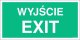 Mój dom Wyjście / Exit - 300X150 Płyta Foto Ewakuacyjne Libres Polska Sp Sgp-Ac001_300X150_Ps 5904937519190 1