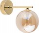 Kinkiet TK Lighting Tk Lighting Estera 4778 kinkiet lampa ścienna modern szklany klosz 1x6W G9 bursztynowy/złoty 1