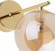 Kinkiet TK Lighting Tk Lighting Estera 4778 kinkiet lampa ścienna modern szklany klosz 1x6W G9 bursztynowy/złoty 2