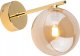 Kinkiet TK Lighting Tk Lighting Estera 4778 kinkiet lampa ścienna modern szklany klosz 1x6W G9 bursztynowy/złoty 3