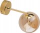 Kinkiet TK Lighting Tk Lighting Estera 4778 kinkiet lampa ścienna modern szklany klosz 1x6W G9 bursztynowy/złoty 6
