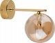 Kinkiet TK Lighting Tk Lighting Estera 4778 kinkiet lampa ścienna modern szklany klosz 1x6W G9 bursztynowy/złoty 7