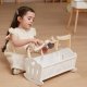 Viga Toys Kołyska Drewniana Dla Lalek Łóżeczko 2