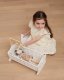 Viga Toys Kołyska Drewniana Dla Lalek Łóżeczko 5
