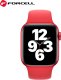 ForCell FORCELL F-DESIGN FA01 pasek do APPLE Watch 42 / 44 / 45 / 49 mm biały 1