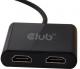 Stacja/replikator Club 3D USB - HDMI x2 Czarny  (CSV-1474) 2