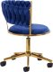 Activeshop 4Rico krzesło obrotowe QS-GW01G aksamit granatowe 3