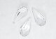 Party Deco Zawieszki Krople, bezbarwny, 23 x 51mm (1 op. / 5 szt.) 1