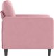 vidaXL vidaXL Fotel, różowy, 60 cm, obity aksamitem 3