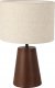 Home Styling Collection Lampka na stół z materiałowym kloszem, 18 x 29,5 cm 1
