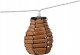 ProGarden Girlanda świetlna, 10 rattanowych lampionów 2