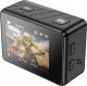 Kamera Hoco HOCO kamera sportowa z dwoma wyświetlaczami 1,3" + 2" 4K/30fps DV101 czarna 1
