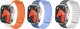 Hoco pasek do Apple Watch 42 / 44 / 45 / 49 mm AS102 gwiezdny z pomarańczowym 3