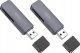 Czytnik Hoco HOCO czytnik kart pamięci 2w1 USB A 3.0 HB45 szary 1