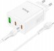 Ładowarka Hoco HOCO ładowarka sieciowa 2 x Typ C + USB A + kabel Typ C do Lightning PD QC3.0 3A 35W N33 biała 3