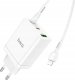Ładowarka Hoco HOCO ładowarka sieciowa 2 x Typ C + USB A + kabel Typ C do Lightning PD QC3.0 3A 35W N33 biała 4