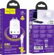 Ładowarka Hoco HOCO ładowarka sieciowa 2 x Typ C + USB A + kabel Typ C do Lightning PD QC3.0 3A 35W N33 biała 9