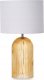Gift Decor Lampa stołowa szklana podstawa z ryflowanego szkła LINES, Ø 25 cm 1