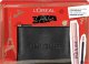 L OREAL Atelier Kit Set L'Oreal Paris: Lash Paradise, Volumizing & Lengthening, Mascara, Extra Black, 6.4 ml + Paradise, Kajal Eye Pencil, 1.2 g + Makeup Bag, Black For Women 11