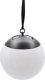 Oprawa schodowa Saska Garden LAMPA SOLARNA PLASTIKOWA KULA WISZĄCA 20CM 1