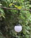 Oprawa schodowa Saska Garden LAMPA SOLARNA PLASTIKOWA KULA WISZĄCA 20CM 4