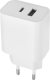 Ładowarka MaxLife  Maxlife ładowarka sieciowa PD QC MXTC-06 1x USB-C 1x USB 30W biała 2