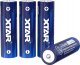 Xtar Xtar 1,5V 2500mAh AA įkraunamas elementas, 4 vnt. + dėklas 2