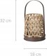 Home Styling Collection Pleciony lampion z uchwytem, 18 x 32 cm 1