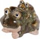ProGarden Figurka żaba, dekoracja ogrodowa, 10 x 11 cm 2