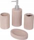 Bathroom Solutions Zestaw ceramicznych akcesoriów łazienkowych, 4 elementy 3