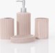 Bathroom Solutions Zestaw ceramicznych akcesoriów łazienkowych, 4 elementy 7