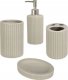 Bathroom Solutions Zestaw ceramicznych akcesoriów łazienkowych, 4 elementy 1