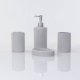 Bathroom Solutions Zestaw ceramicznych akcesoriów łazienkowych, 4 elementy 7