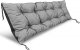 vidaXL PODUSZKA OGRODOWA 150/50 CM SZARA 1