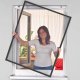 EASY LIFE MOSKITIERA OKNO ALU 130X150 ANTRACYT 1