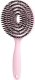 eCarla Ecarla Szczotka z włosiem do masażu i rozczesywania włosów Różowa 1