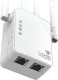 Adapter USB SwiatKabli Wzmacniacz sygnału WIFI Repeater LAN RJ-45 1200Mbps Router AP 4 anteny 5GHz 2