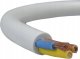 OWY Przewód OWY 3X4mm2 krążek 100mb giętki okrągły biały 300/500V H05VV-F 2