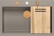 Zlewozmywak Quadron Zlewozmywak granitowy MARC 110 WORKSTATION beż 5