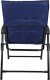 Saska Garden KRZESŁO OGRODOWE SKŁADANE 59X66X46/92CM Z PODUSZKĄ GRANATOWE 2