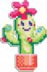 Qelements Puzzle 750 Pixelki Jixelz U¶miechnięte kaktusy 2