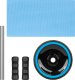 Rebel Kółko pojedyńcze, roller do ćwiczeń mięśni brzucha AB Wheel AB-1 , REBEL ACTIVE 4