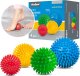 Rebel Zestaw piłeczek sensorycznych z kolcami do masażu, 4 piłeczki , ACTIVE 4