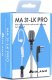 Słuchawka Midland MA 31LK Pro, Wired, Headset, Black, Transparent 1