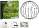 ProGarden Dekoracyjna lampa kula, składana, LED, 30 cm 1