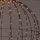 ProGarden Dekoracyjna lampa kula, składana, LED, 30 cm 2